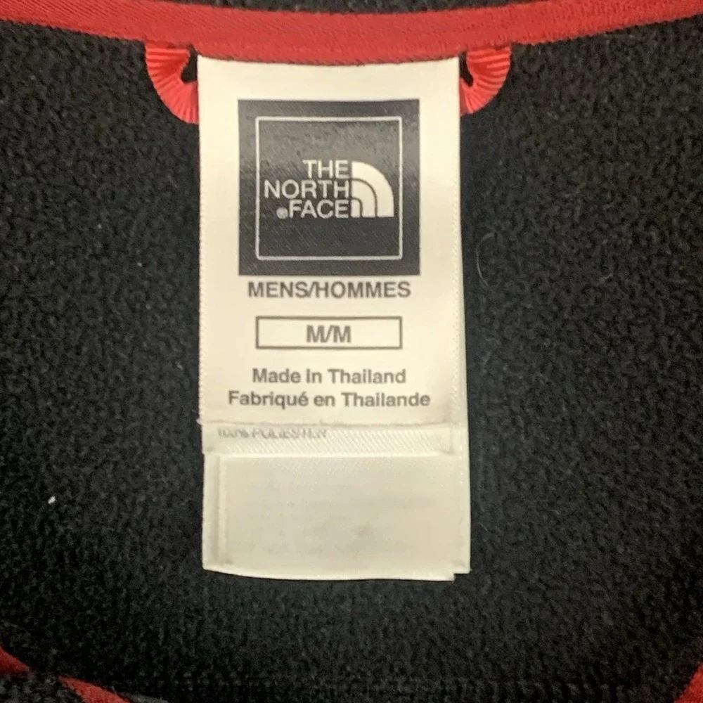 The North Face Mens M TKA Stealth‎ Jacket Full Zip Fleece Black